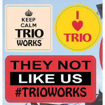TRIO Post-Its & Stickers